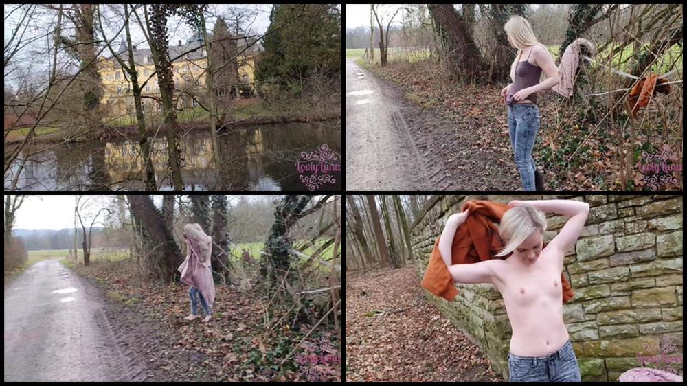 Lovlyluna   Public Nude Walk     Completely Naked   Manyvids