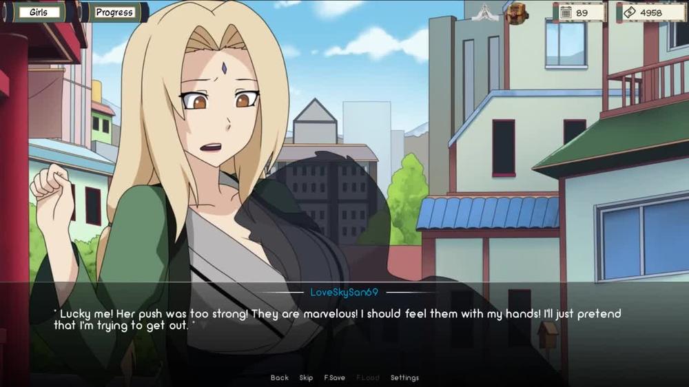 Naruto - Kunoichi Trainer [v0.13] Part 37 Naked Tsunade -Sama By LoveSkySan69