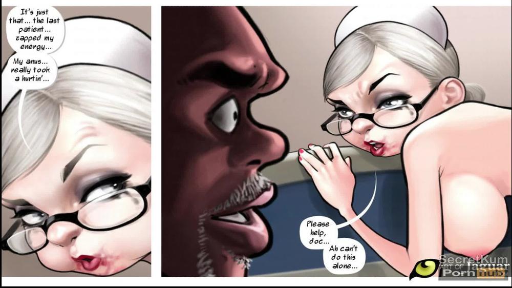 Night Nurse Sara part 2 - Double penetration creampie