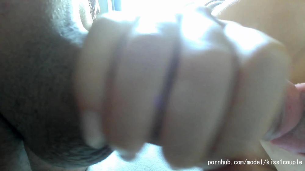 Premature cumshot on my tits, before I even start to suck!!