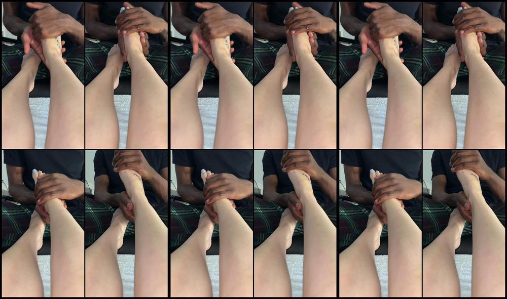Mrandmrs W 07 10 2019 68601235 Mr W Rubbing Coconut Oil Into My Pretty Little Feet This And His Cum Keep Them Super Sof