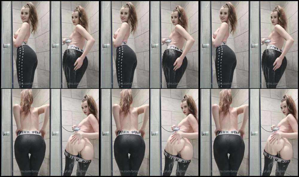 Brooklogan 05 05 2021 2101566500 Shower Ass Tease