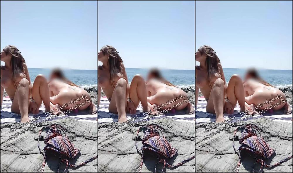 Littleangel84 - On se fait du bien sur une plage publique avec FK2 ! S04E02