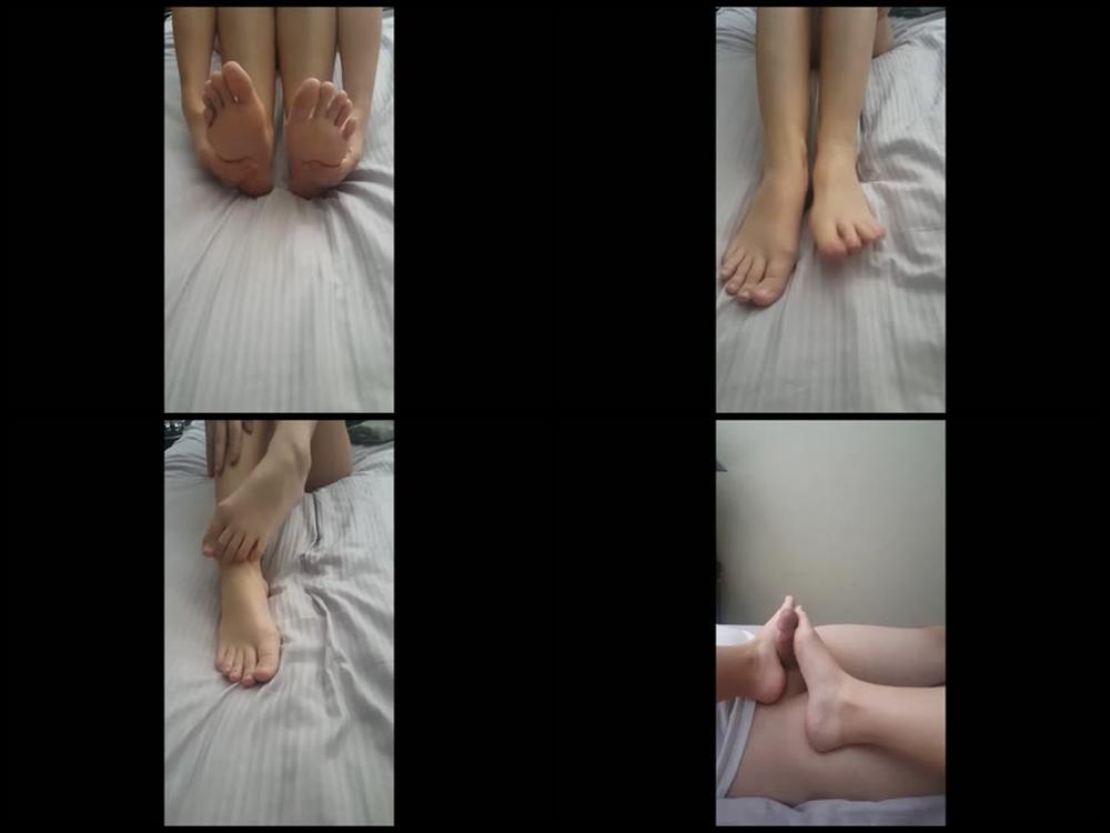Burning Melody Rubbing My Cute Little Feet And Foot Job