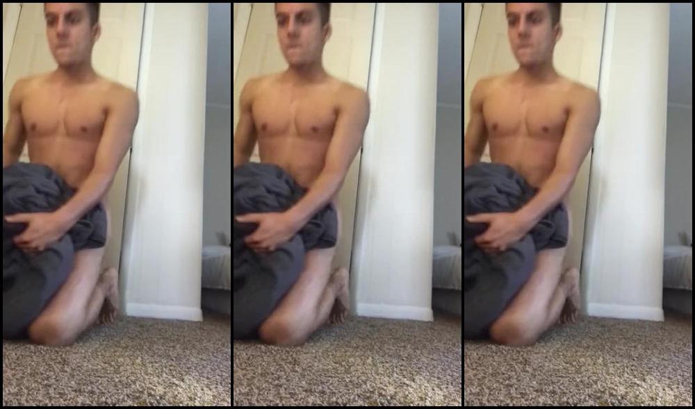 Horny Guy Wants to Cum After Shower