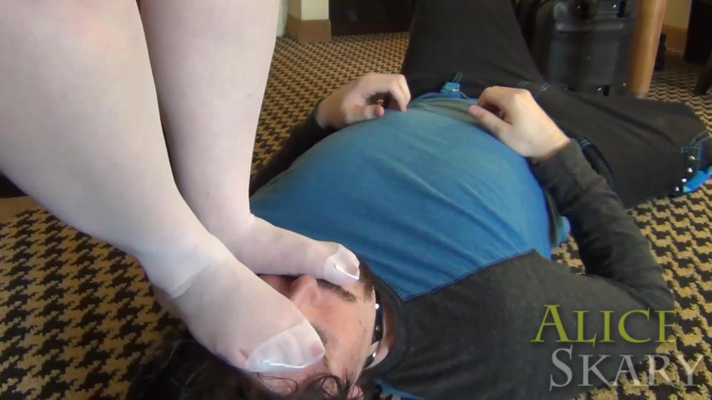 First Chance At Worshiping My Stockings