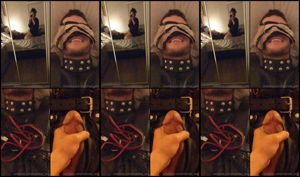 Mistress Anli 06 03 2019 24170238 Monday Night In The Sleepsack Dirty Panties On His Face Always
