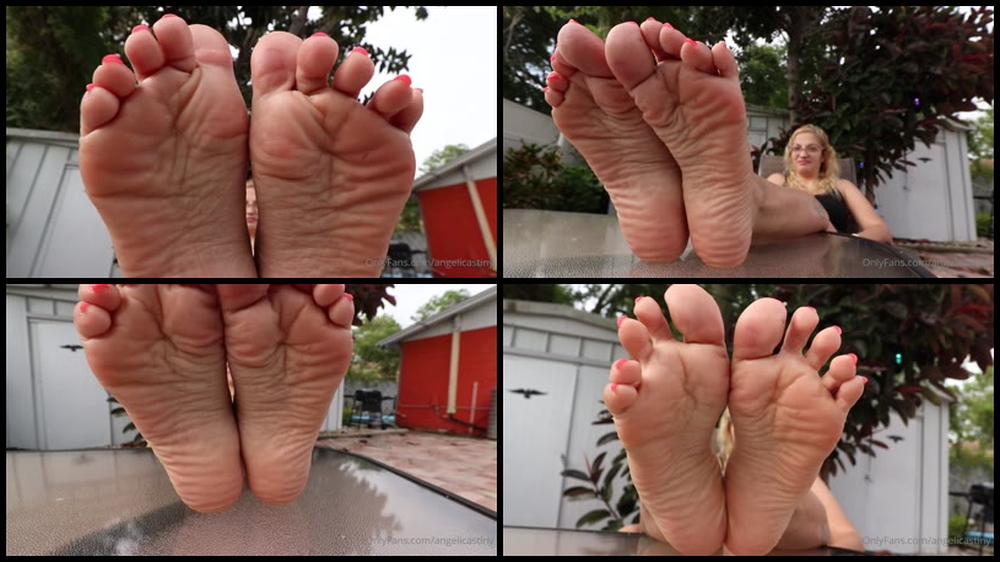 Angelicastiny 27 06 2020 472106476 Watch Me Scrunch My Feet Slow Motion Just Look At All Those Wrinkles