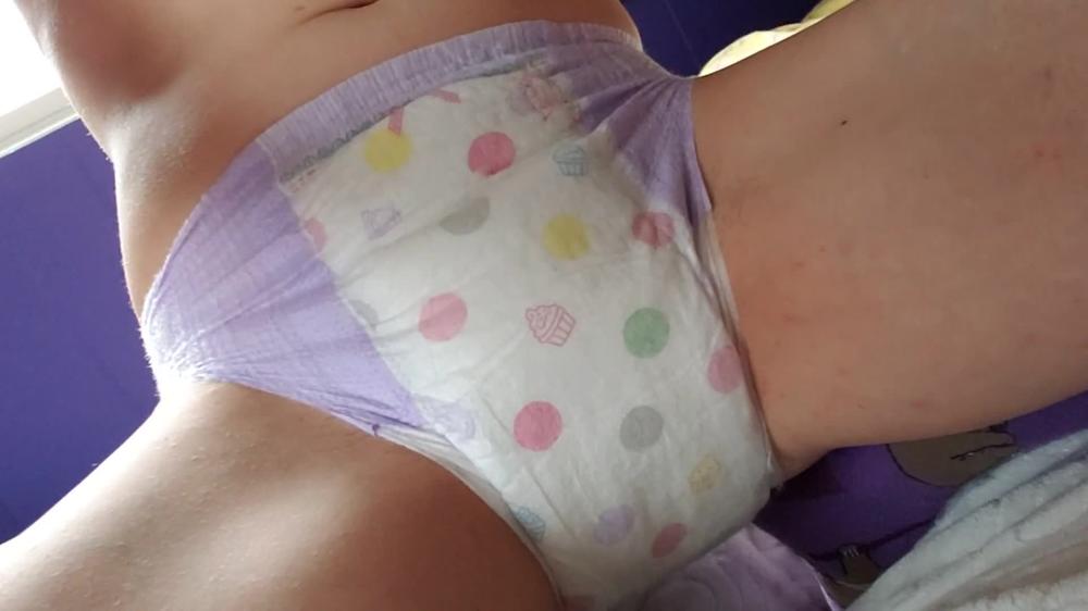 Wetting My Pull Up and Using My Dildo To Get Your Cummies