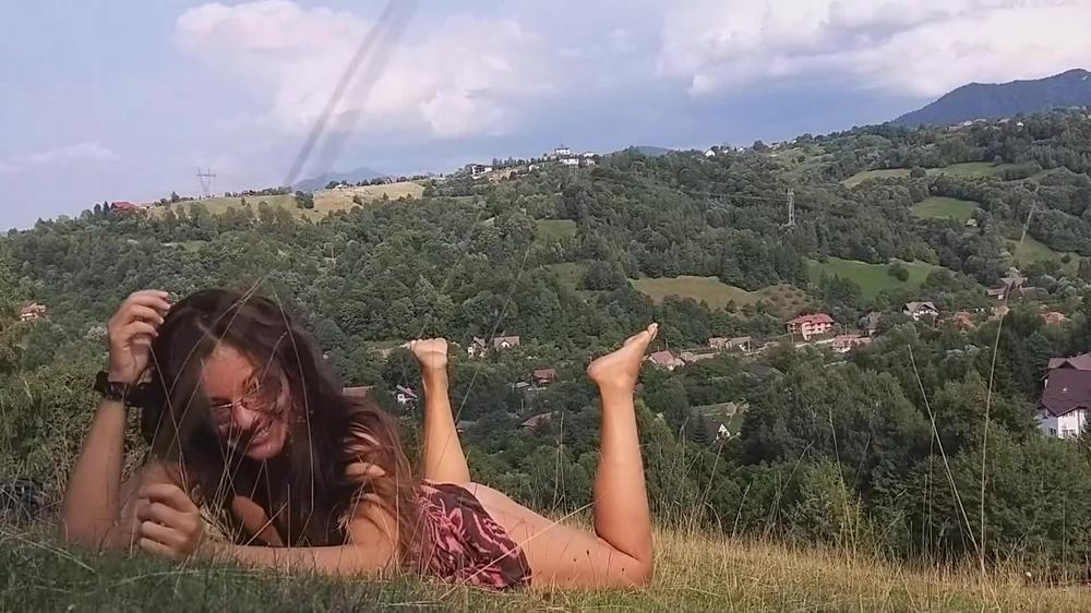 Alpine PEE # Amazing PISS with Amazing View