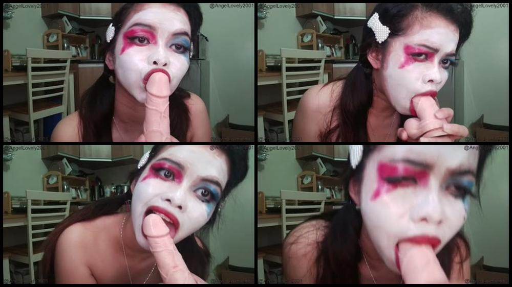 Lovelyangel   Harley Quinn Gags 8 6   Manyvids