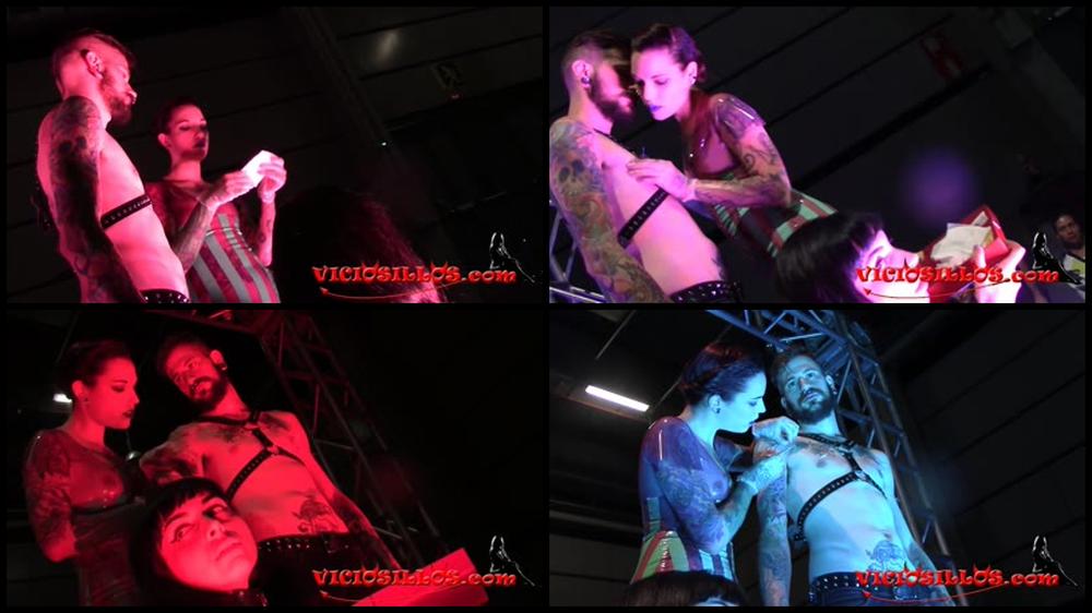 Viciosillos Com  Maria Riot  Silvia Rubi   Mr Cannit Fetish Show On Stage Vsf 2016