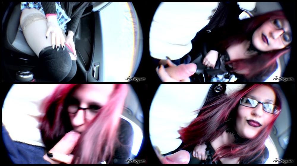 Blowjob Outdoors With Red Hair And Glasses   Sex Movies Featuring Ann Darcy