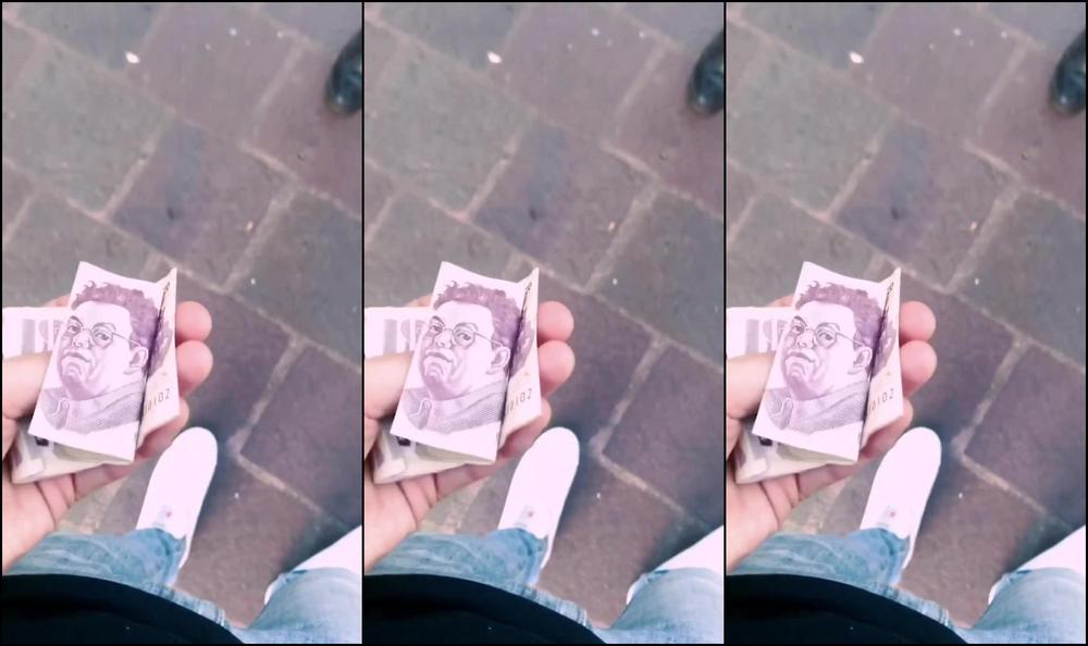 MONEY for SEX to Mexican Teen on the Streets, Nice BIG TITS in Public Place(Samantha 18Yo) VOL1