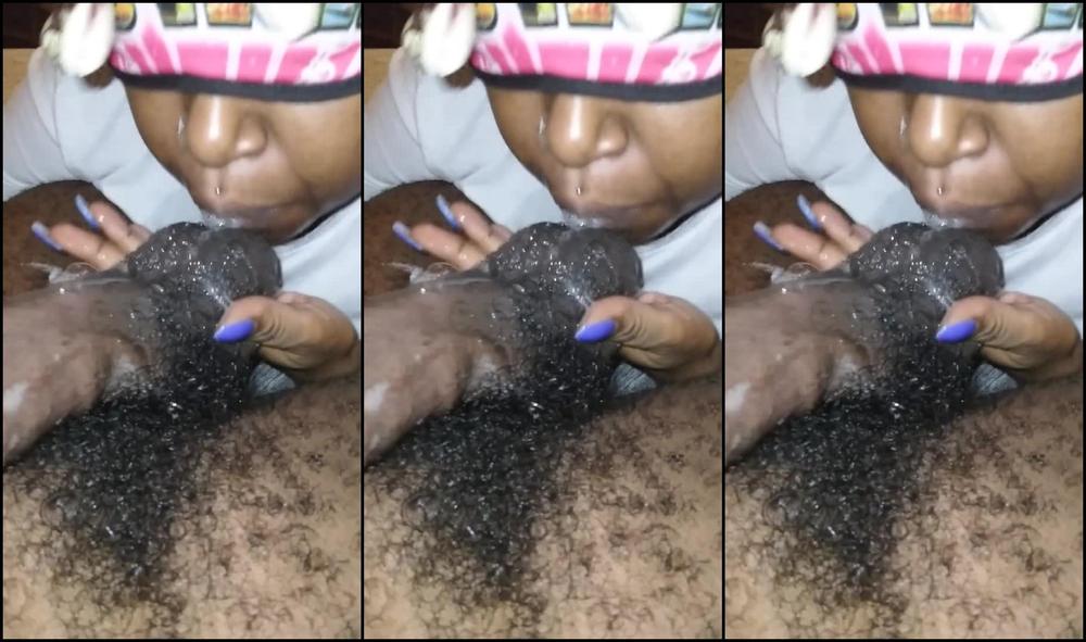 WOKE UP ROCK HARD SO SHE GOT GORILLA DICK WET WET!!!!!!