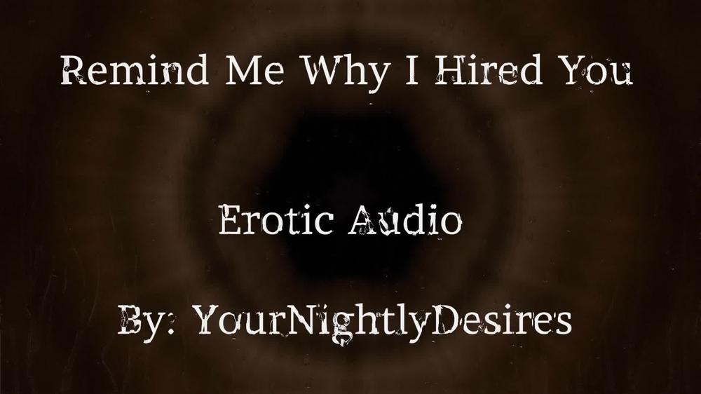 Interview Part 2 Why Did I Hire You? [Spanking] [Kissing] [Office Sex] (Erotic Audio for Women)