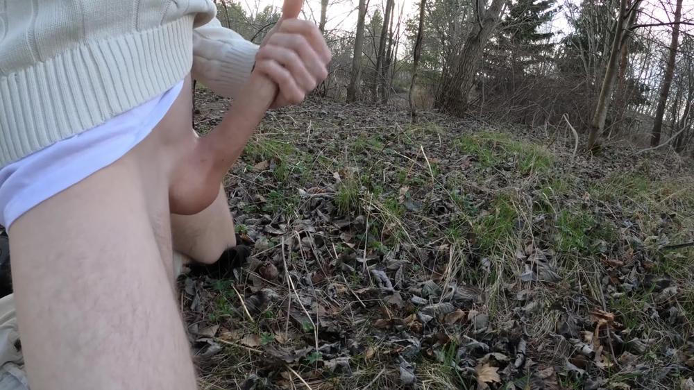 Outdoor jerk off | Hyper smooth slowmotion 240fps | Johann Wood