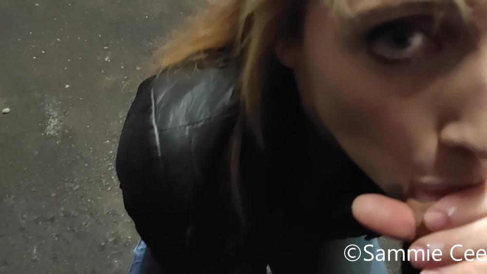 Sammie Cee Underground Carpark Bj Facial Manyvids