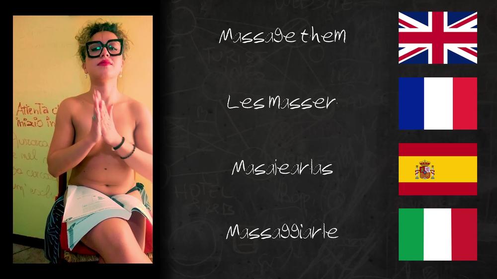 Real Teacher JOI : learn foreign languages ​​with Pornhub – lesson 1: Boobs