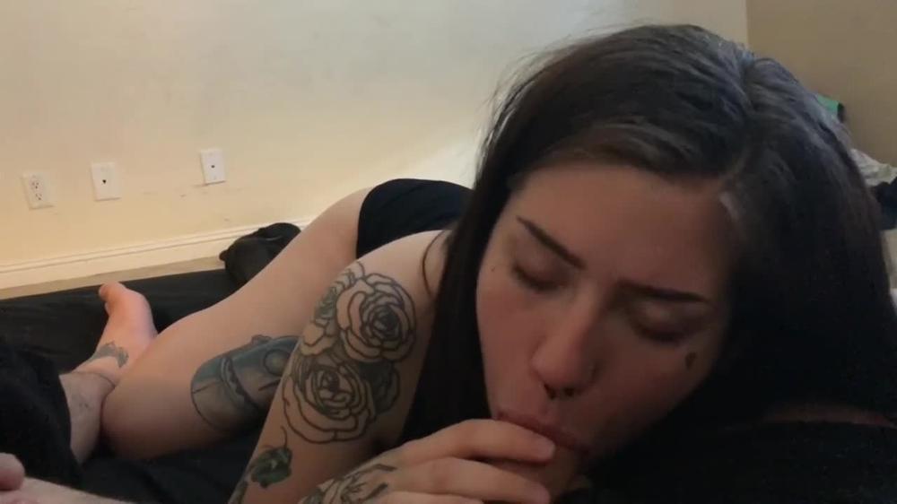  throats bf and takes facial