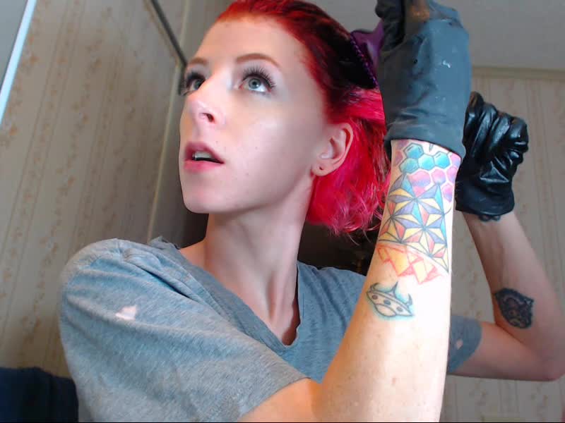 Hair Dyeing: Pink To Red