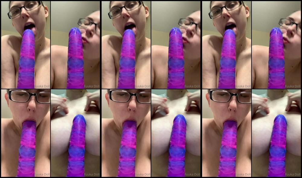 Fuukadoll 10 12 2020 1421039884 2 20 Testing Out My New Suction Cup Dildo With My Spitty Titties