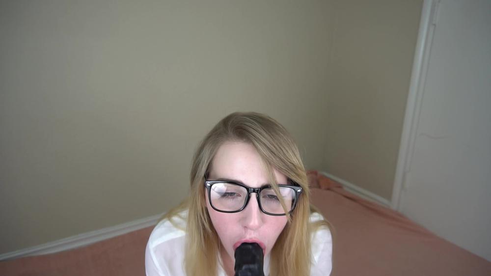 115 - Nerdy Schoolgirl Deepthroating First Bbc