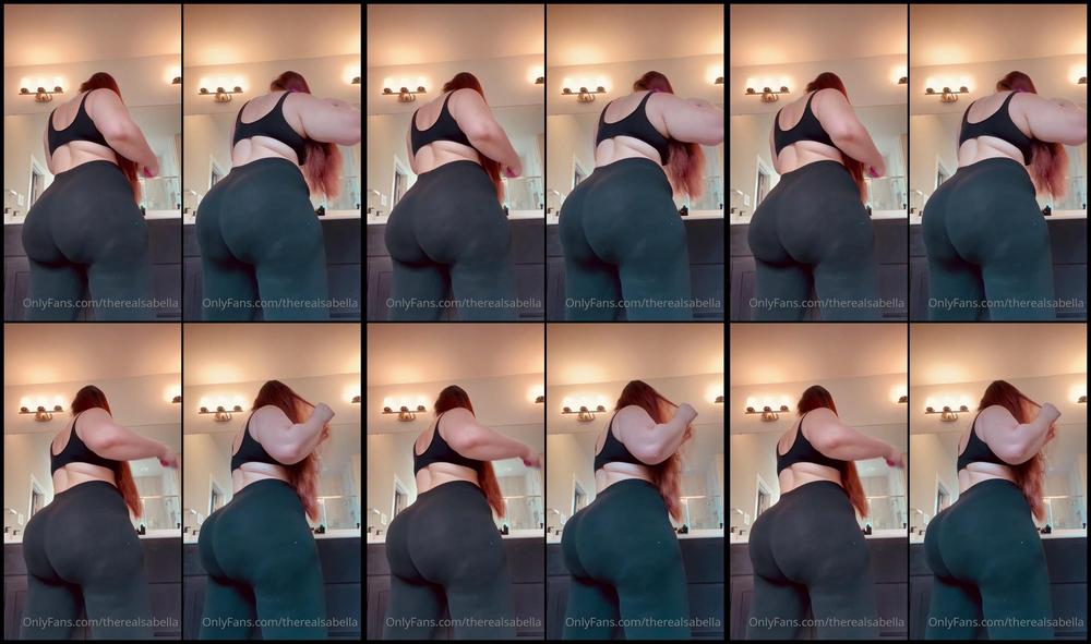 Therealsabella 24 05 2022 2465066625 Just Me In Leggings Detangling My Hair