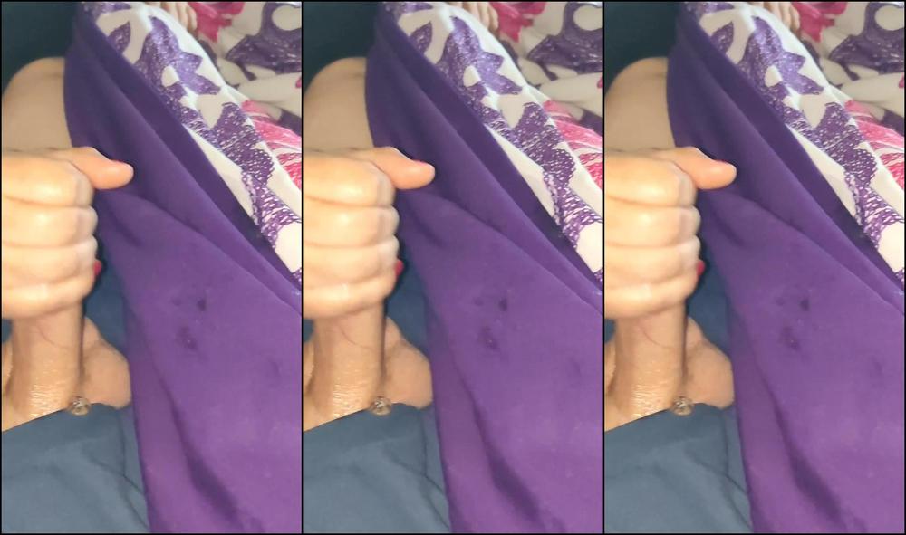 horny step mom cant resist grabbing step sons cock during movie night with people around