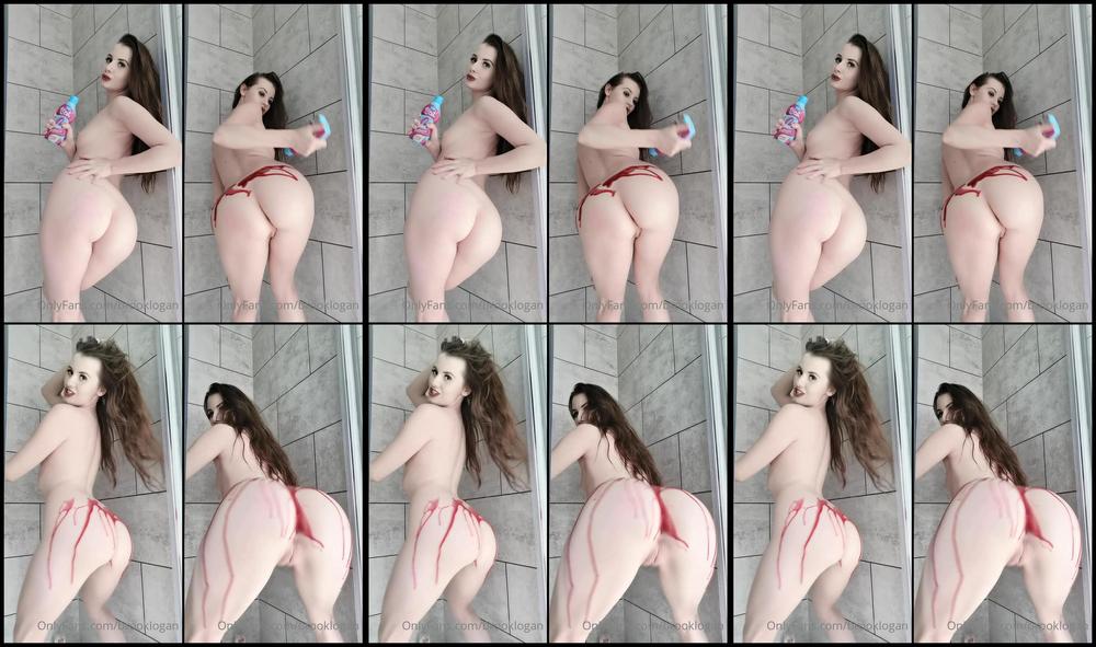 Brooklogan 03 05 2020 278639153 Daymn I Really Did Get So Messy Today Or Would You Eat My Peachy Ass With All That