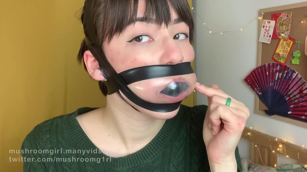 Mushroomgirl Extreme Self Gag And Reading Camus Manyvids