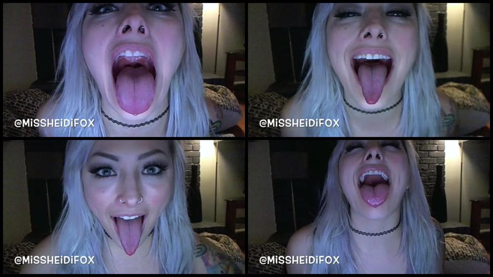 Heidifox Cum On My Tongue