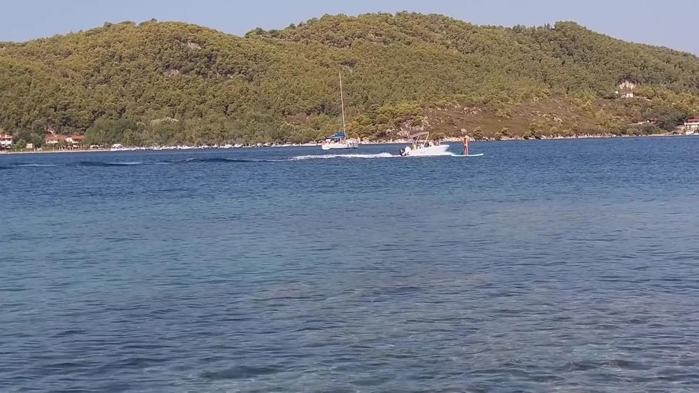 PUBLIC totally NAKED on SUP# At 04 min some crazy boatmen disturb my NUDISM Joy to take CloseUP pics