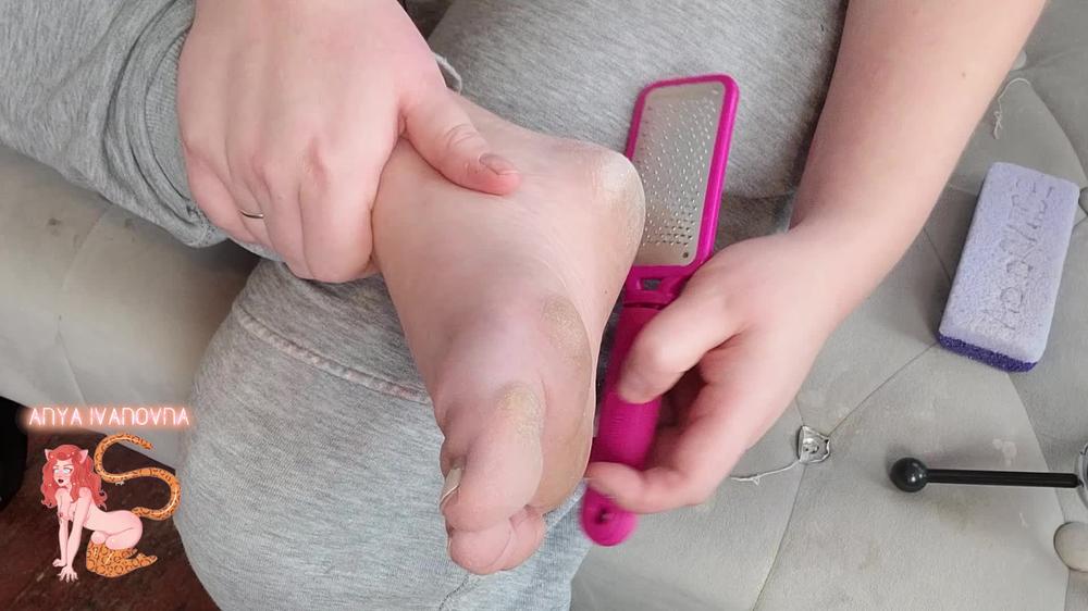 Anya Ivanovna Calloused Feet Asmr
