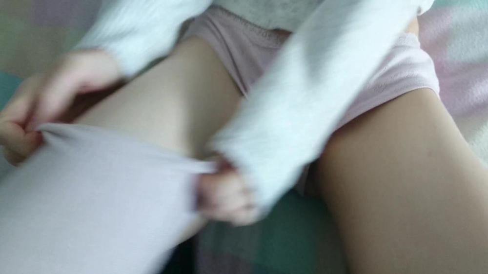 tickling a giggling Alena all over || cute lesbian romantic teasing