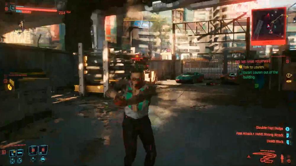 Exploring Cyberpunk 2077 Street Gameplay Part 18 The Game just gives up