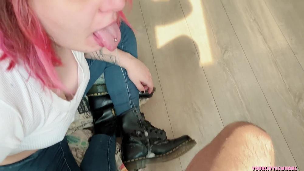 Pretending To Like His Boot Fetish