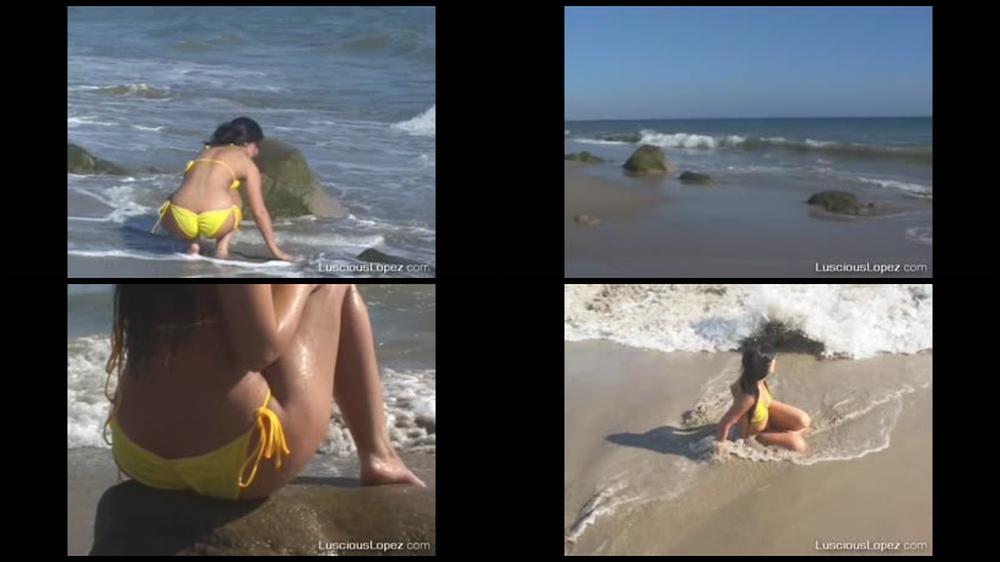 Luscious Lopez 24 08 2017 3066678 Tbt Lusciouslopez Big Booty Splashing In The Waves