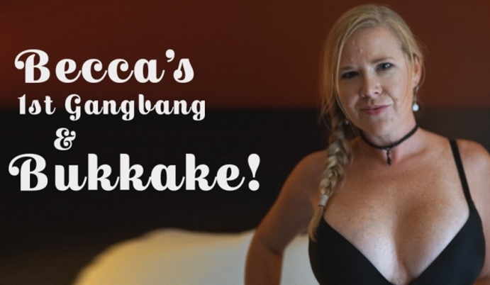 Milfbecca 1St Bukkake Gangbang