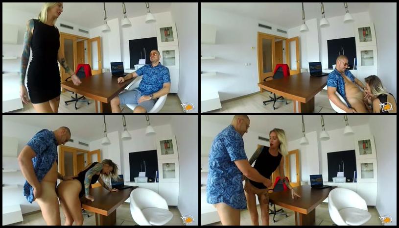 Job Interview With Best Boss Blowjob Anal Fuck Pussy Creampie