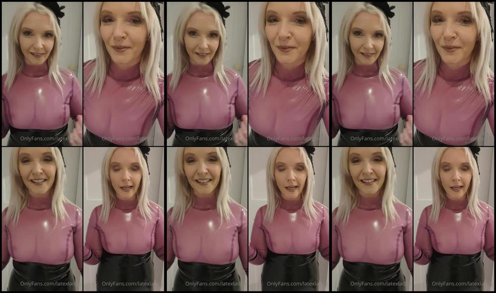 Latexladyp 15 01 2021 2009498953 Now I Know How Much You Love Me In Trans Latex So Another Little Treat For You All