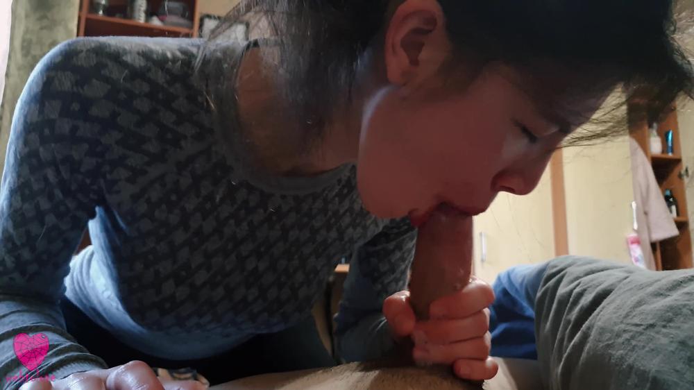 Morning gentle blowjob to stay awake and cheer up, the best sweet way to wake me up 4K
