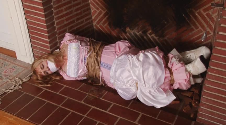 Pink Damsel In The Fireplace - Lorelei And Jon Woods