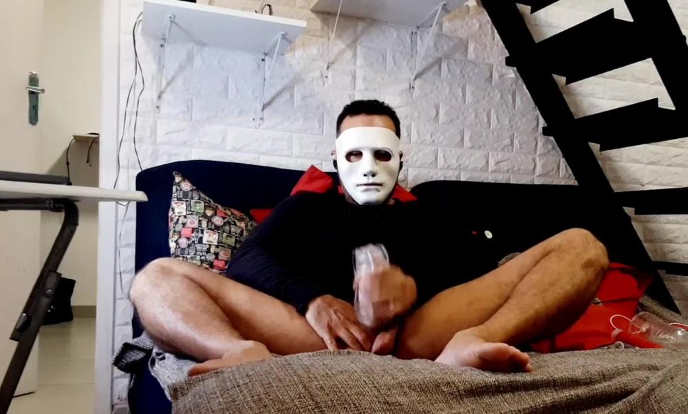 Stepdad playing with your silicone mastubartor