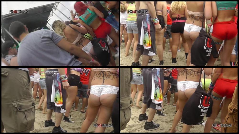 226 Eladv Whitelace Shorts X264