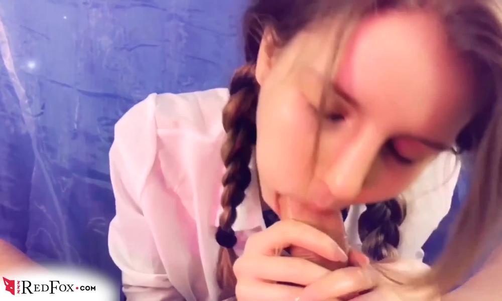Blonde Handjiob Big Dick Teacher Before The Exam
