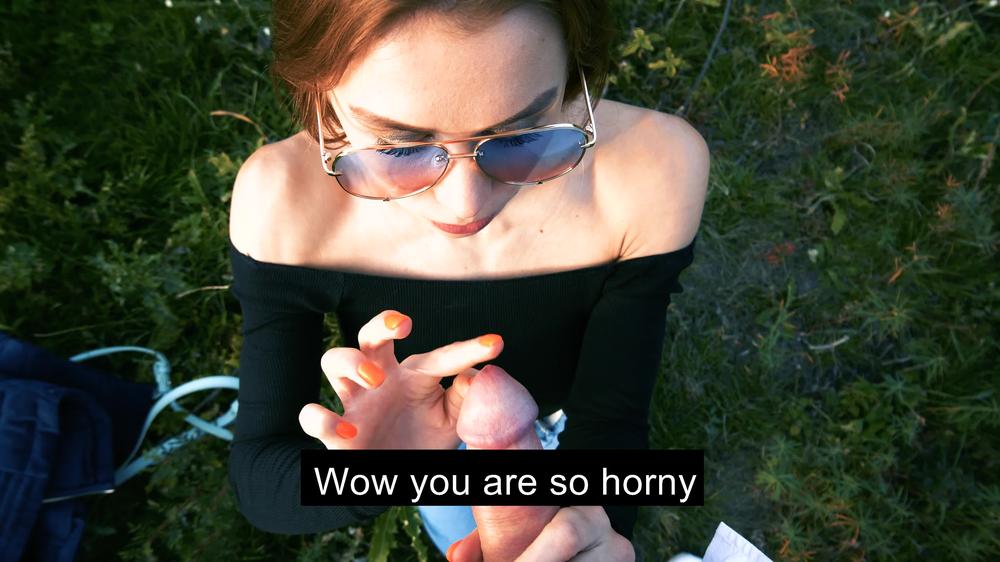 Mia Bandini - Hot Babe Sucks Strangers Dick For Extra
