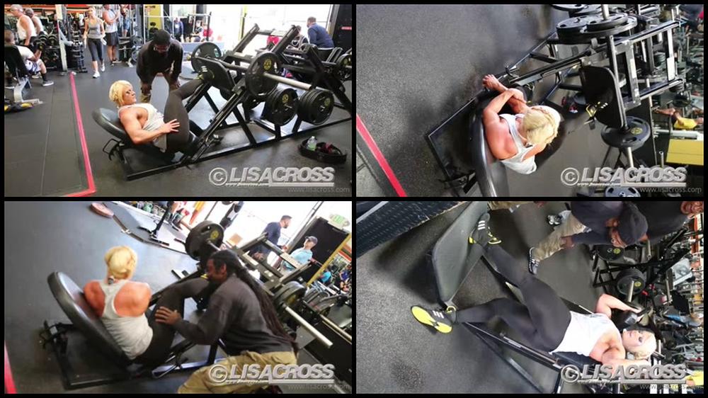 Lisaxxxcross 22 12 2021 2309129765 Training With Charles Glass At Golds Gym California
