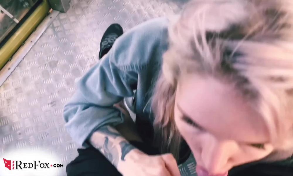 Teen Blowjob Cock Stranger And Jerk Off In A Public Place