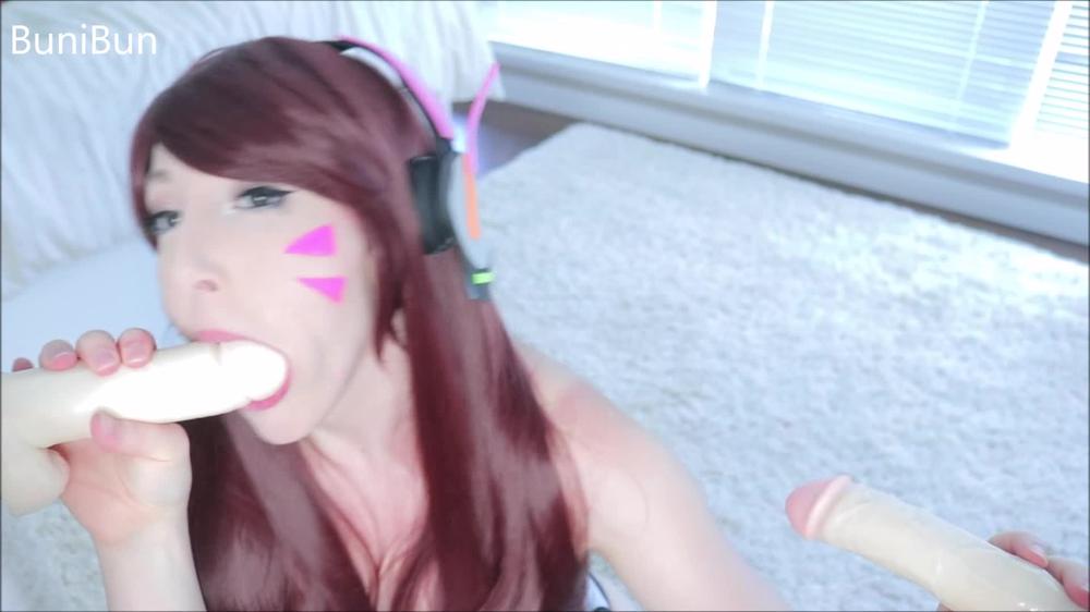 Bunibun Dva Gets Double Face Fucked Hd